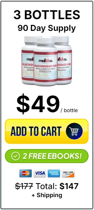 GlucoGuard Pro three bottles order